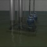 Bombeo en la construcción de diques: Bombas sumergibles para control de aguas